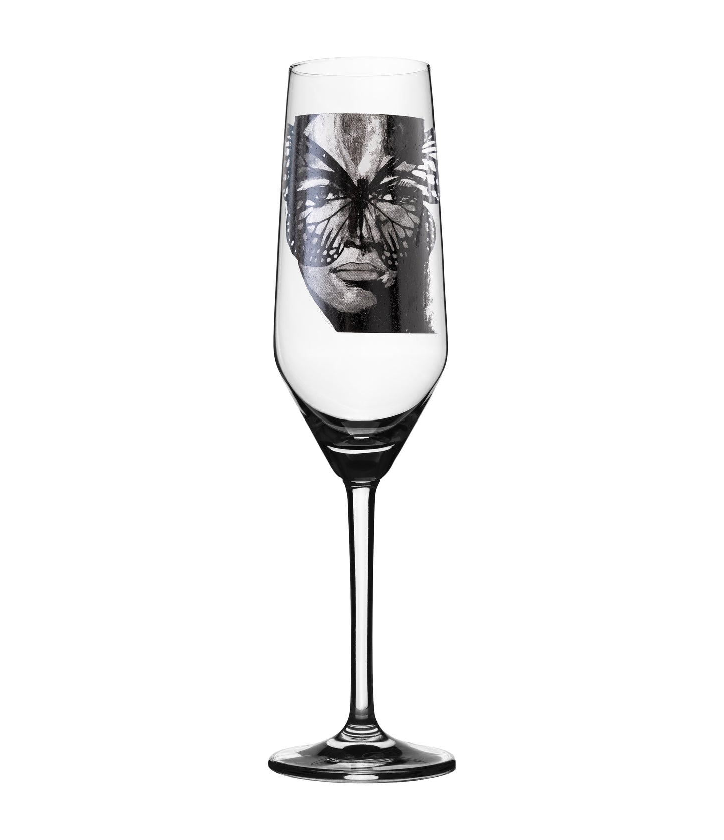 Champagneglas 30cl Golden Butterfly B&W