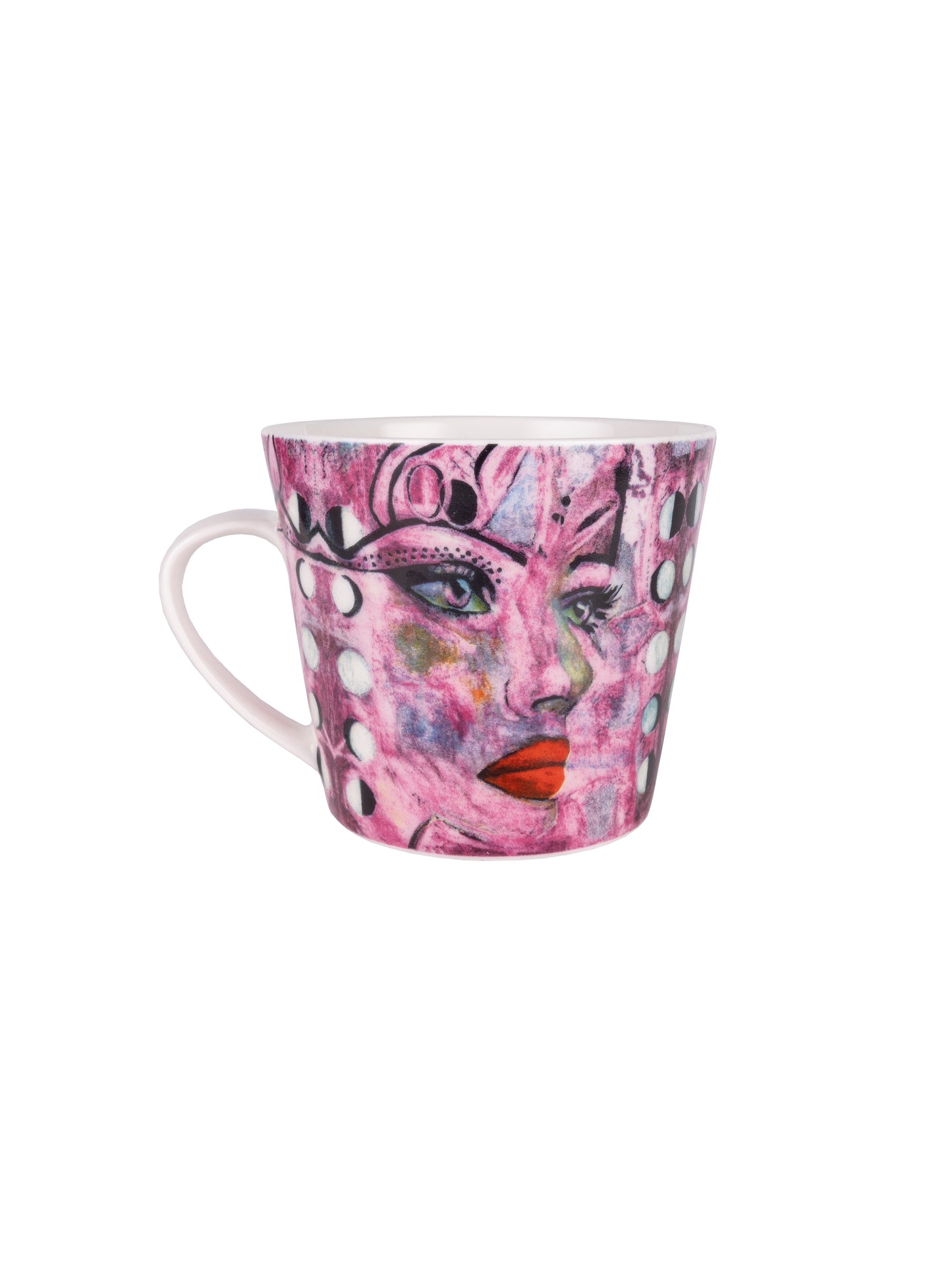 Mugg 40cl med handtag Moonlight Queen Pink