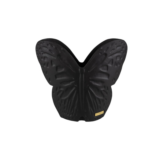 Vas 30 cm Secret Butterfly Svart